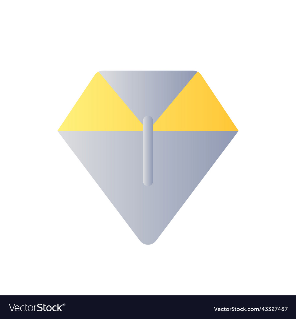 Diamond flat gradient color ui icon