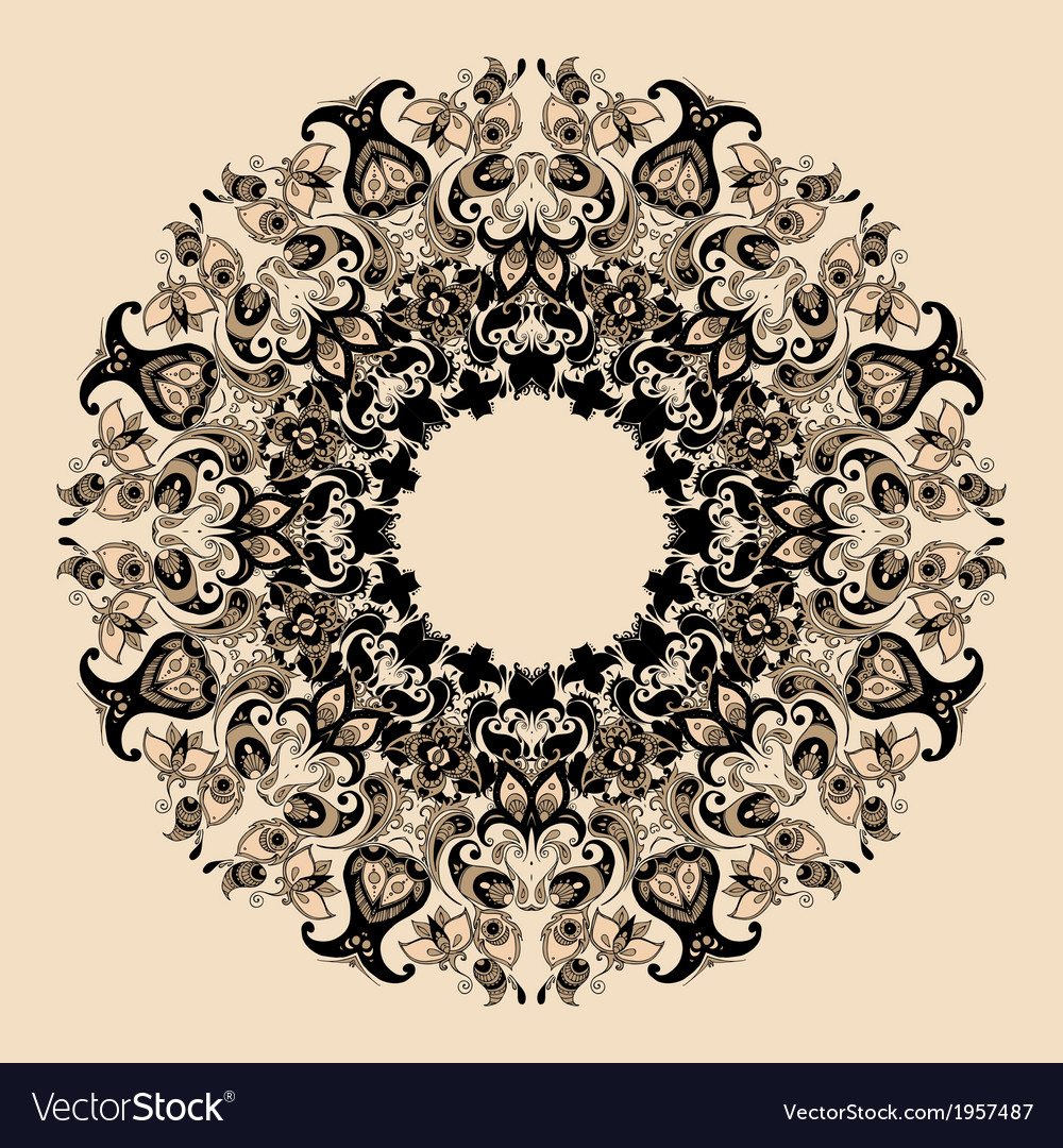 Elegant mandala Royalty Free Vector Image - VectorStock