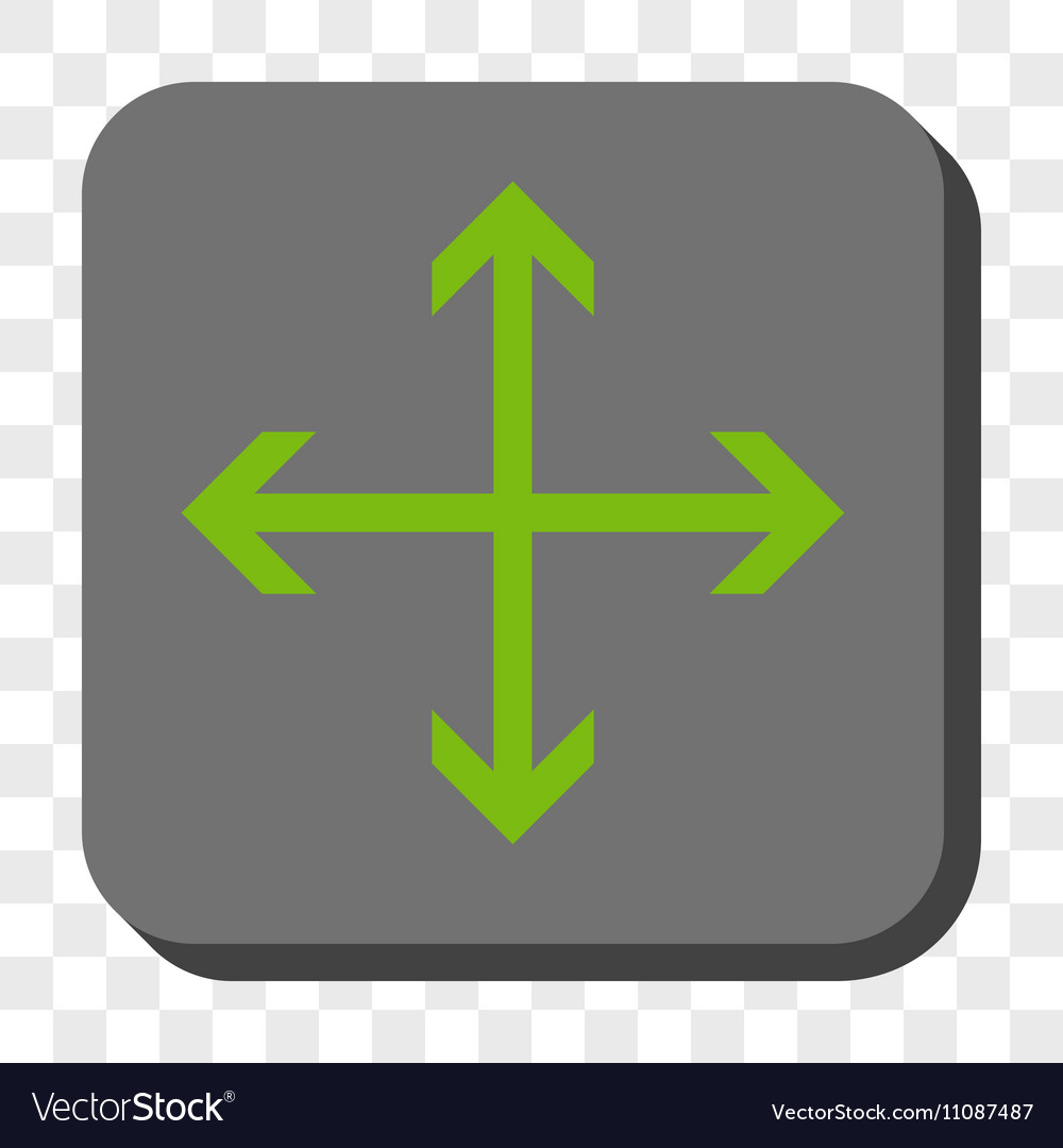 Expand arrows rounded square button