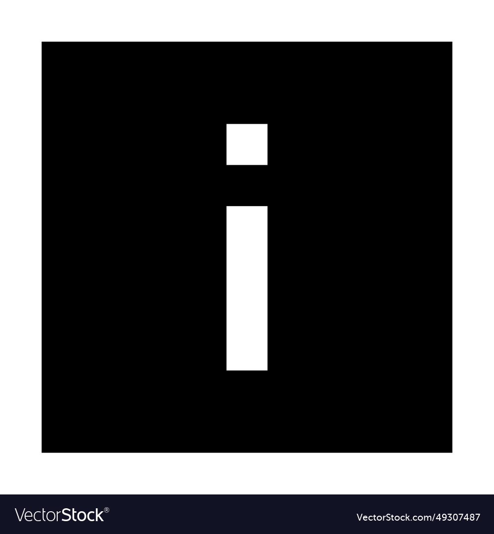 Info icon suitable for website ui design vector image Info icon suitable for website ui design