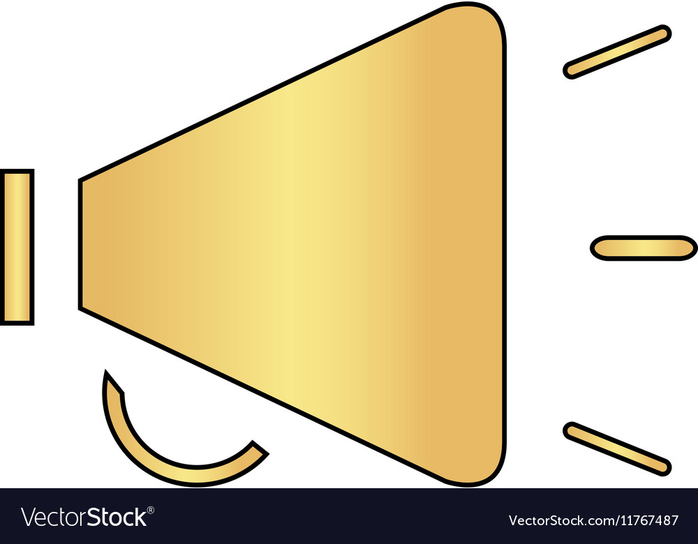 Loudspeaker computer symbol