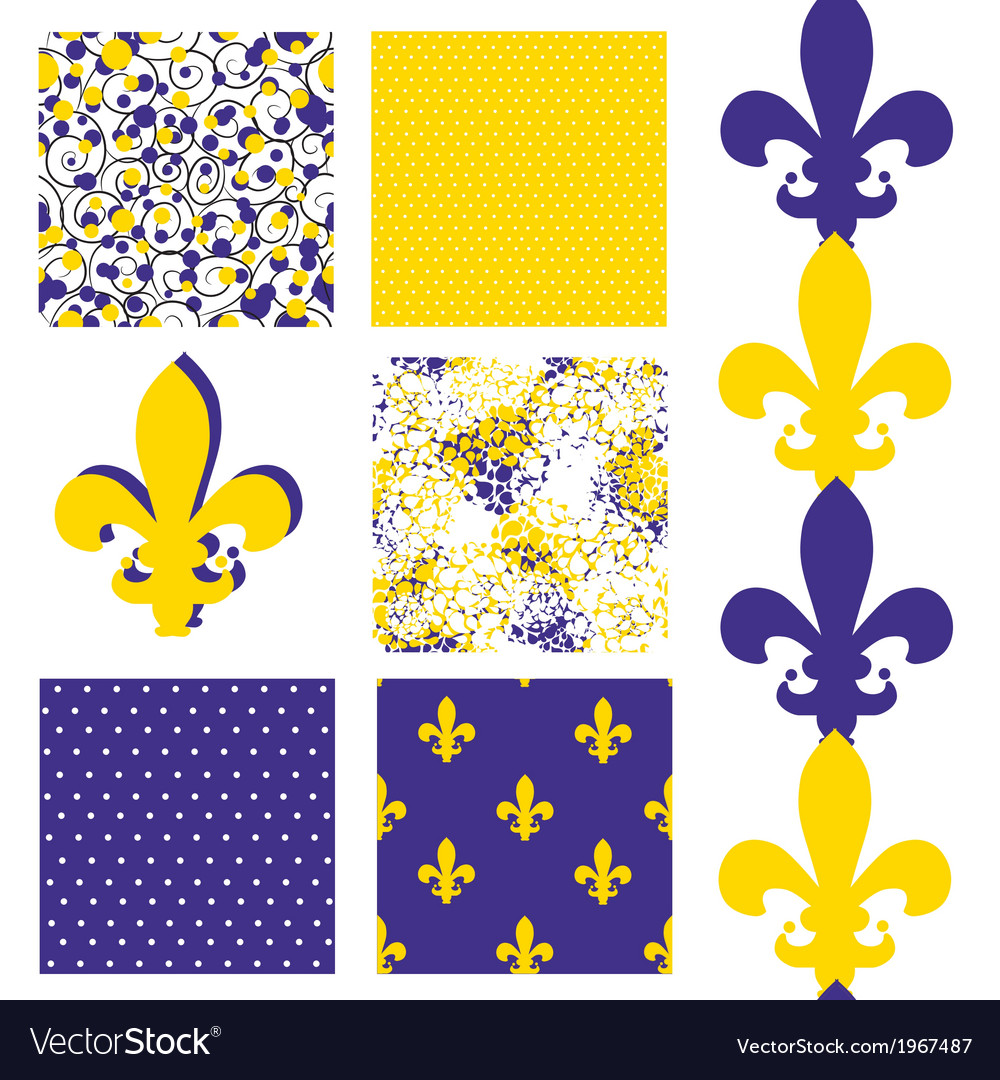 Seamless patterns set