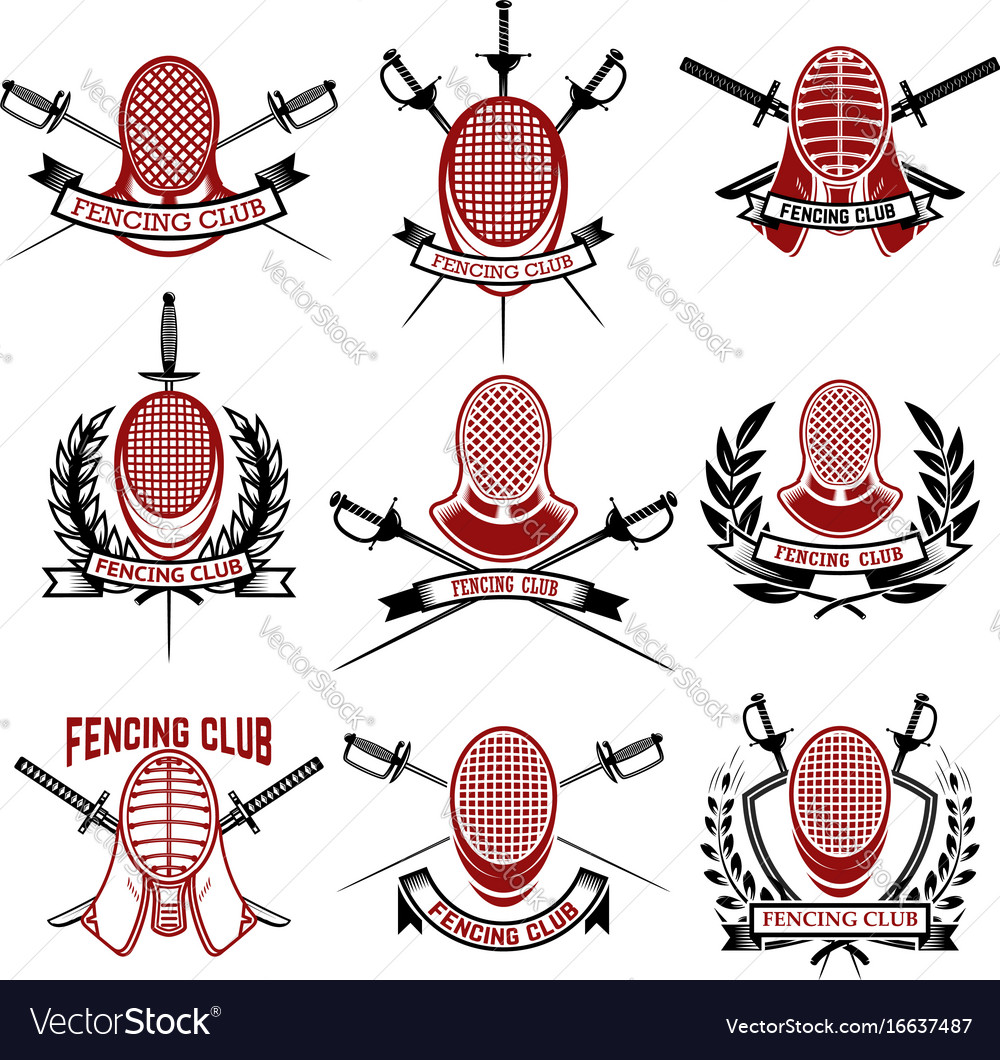 Fencing Club Logos