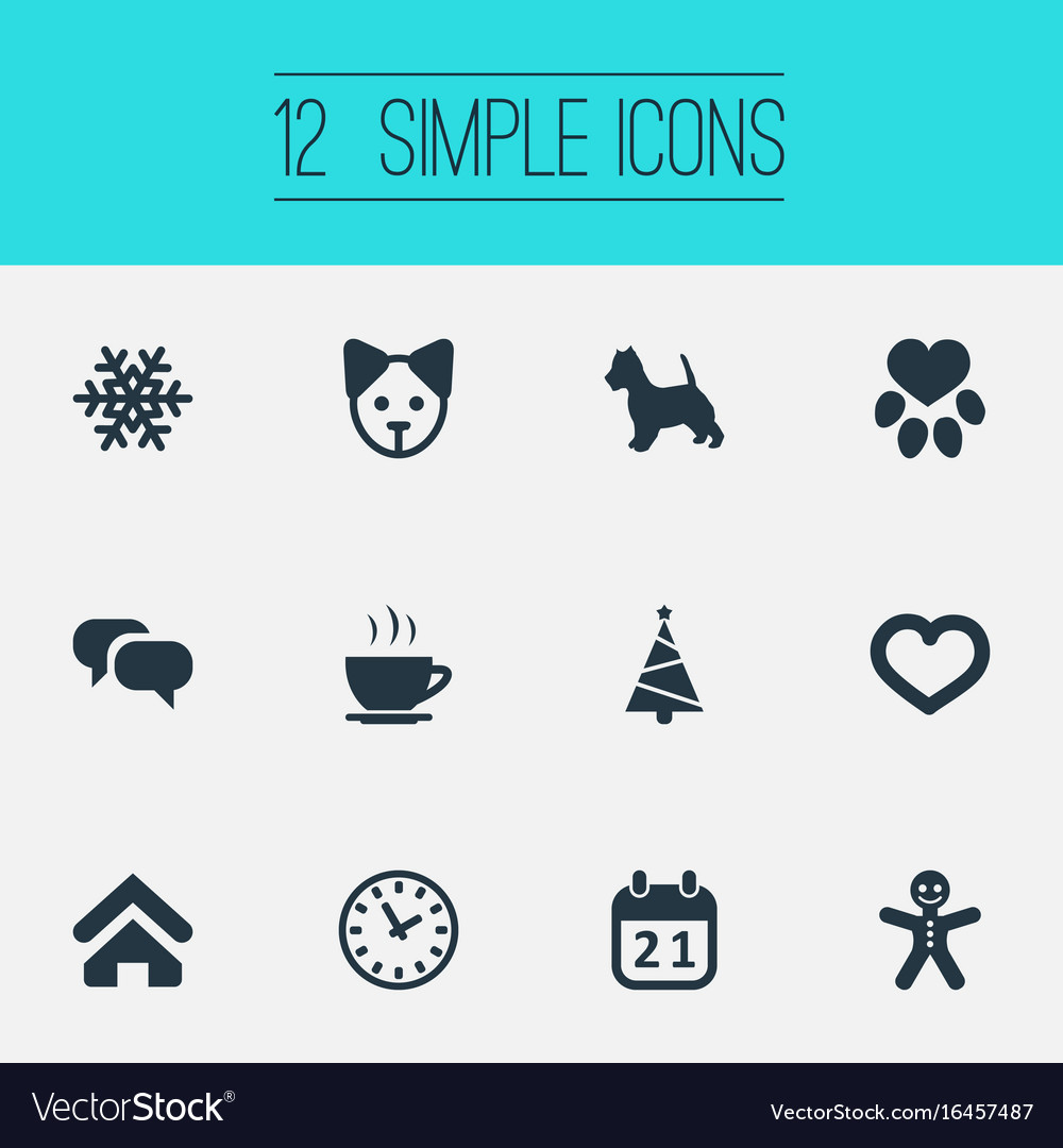 Set of simple house icons