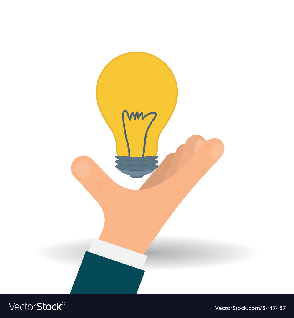 Solution design over white background