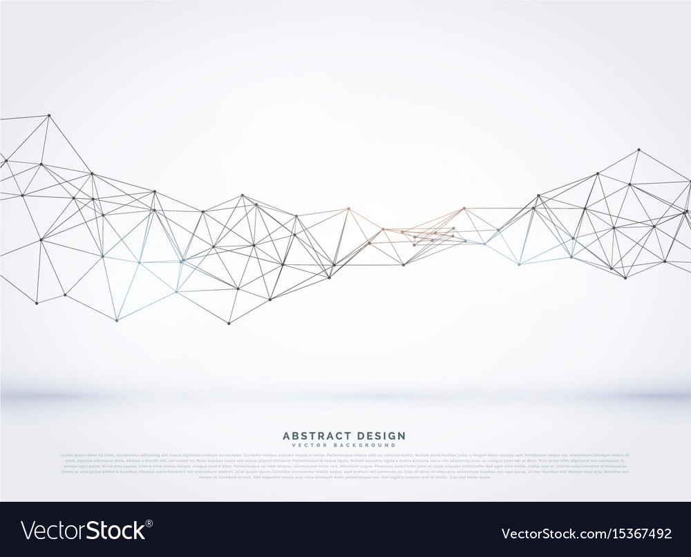 Abstract Network Wireframe Background