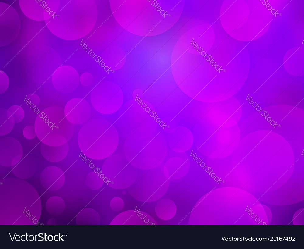 Abstract purple circular bokeh background