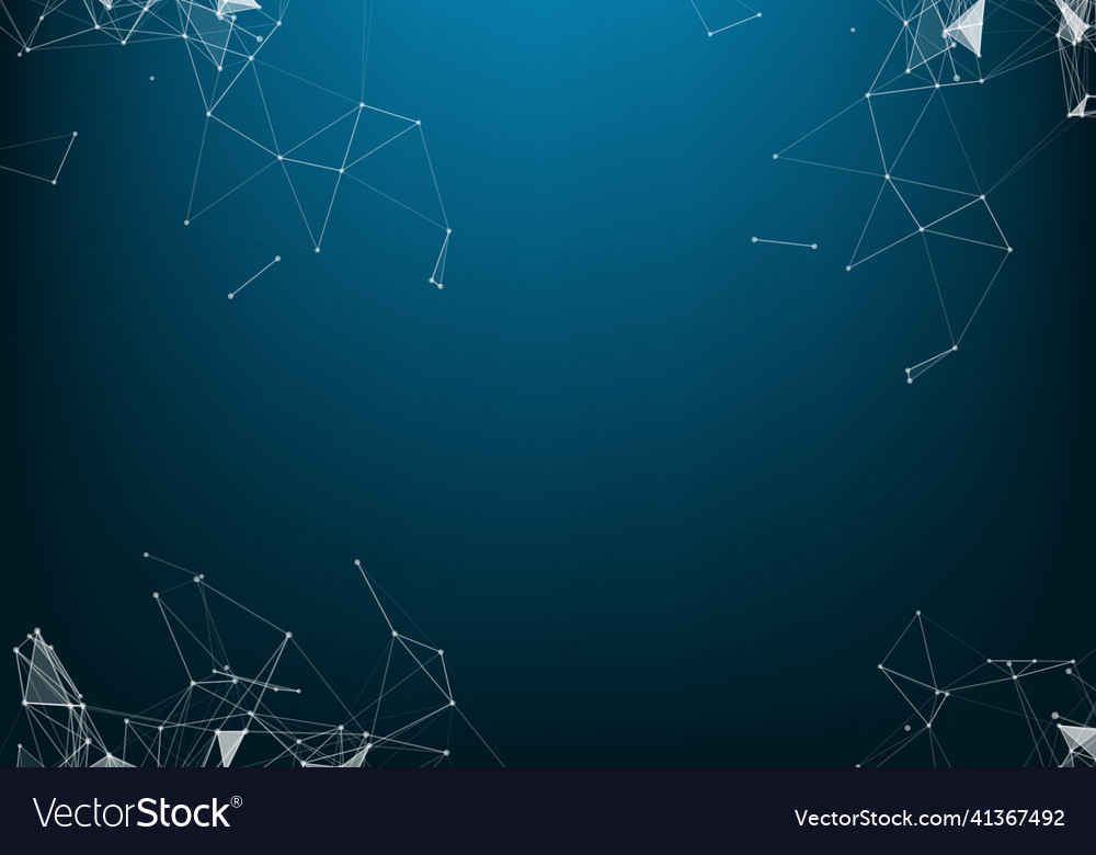 Abstract technology futuristic network computer vector image Abstract technology futuristic network computer