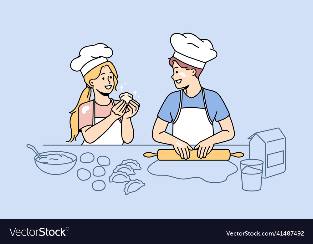Baking and leisure fun concept