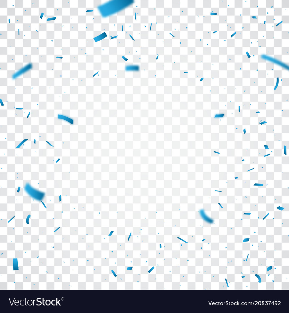 Premium Vector Blue Confetti Background For Decoration Various Festive ...