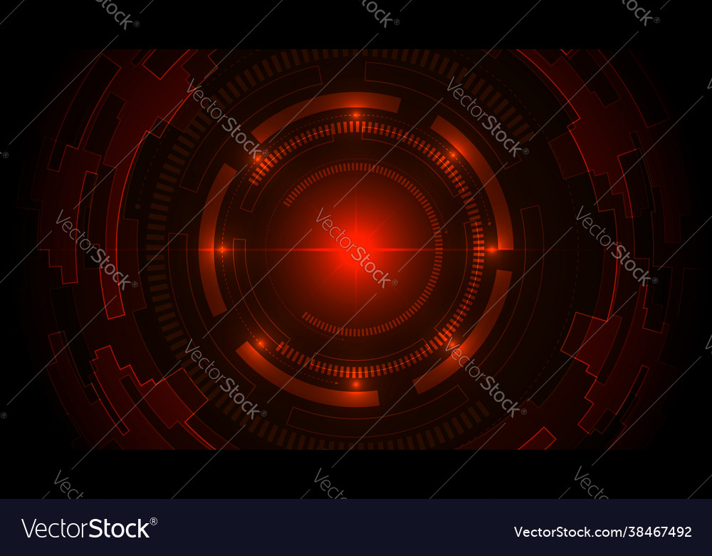 Technology dark red background with hi-tech vector image Technology dark red background with hi-tech