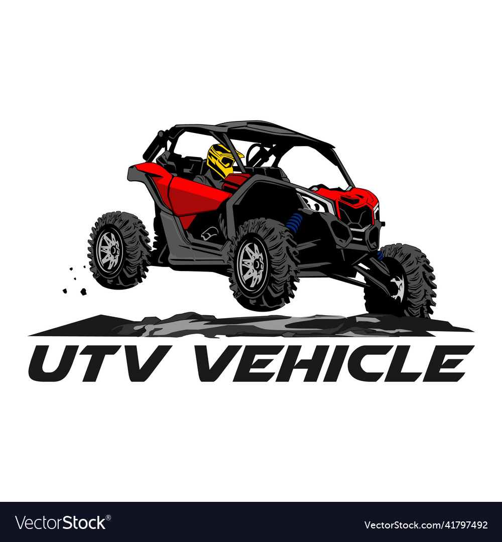Utv logo design icon Royalty Free Vector Image