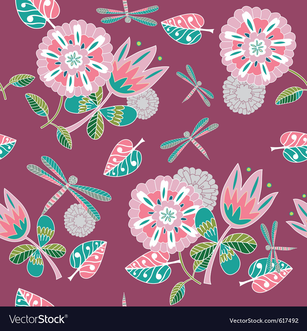 Vintage floral pattern