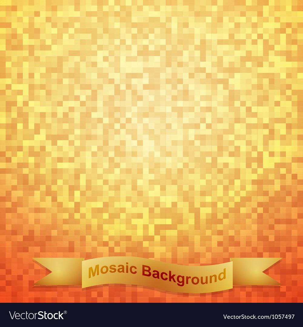 Abstract square pixel mosaic background