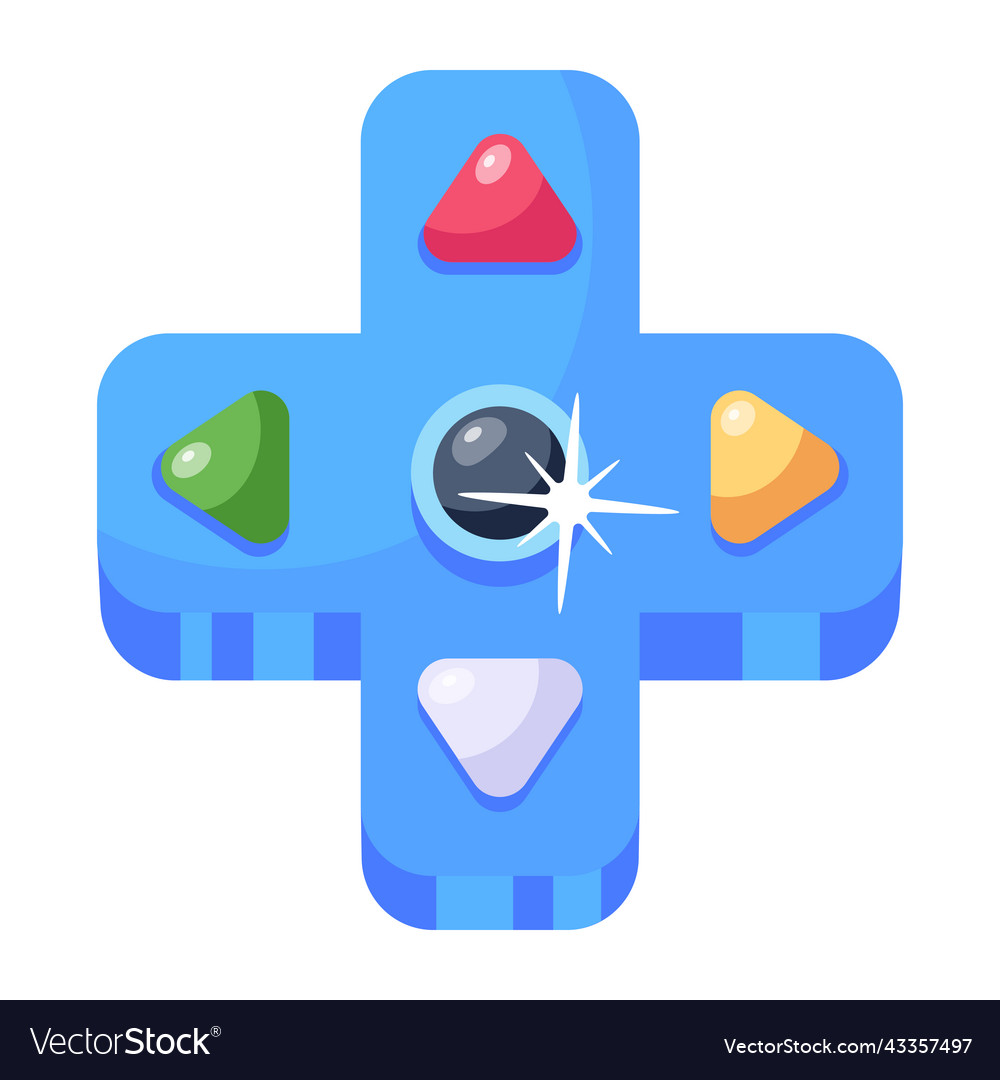 Control media buttons flat icon