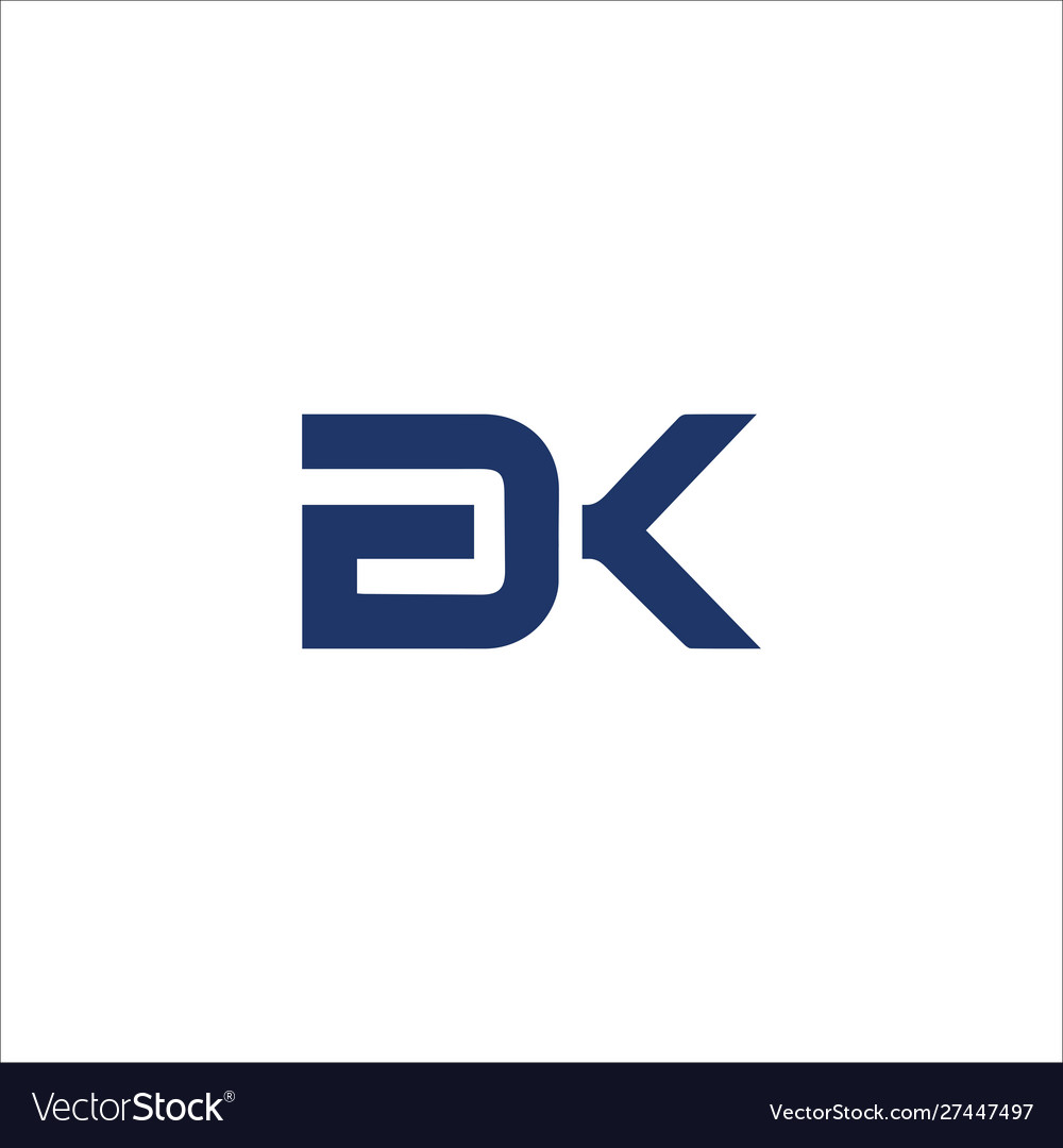 Dk abstract letter logo