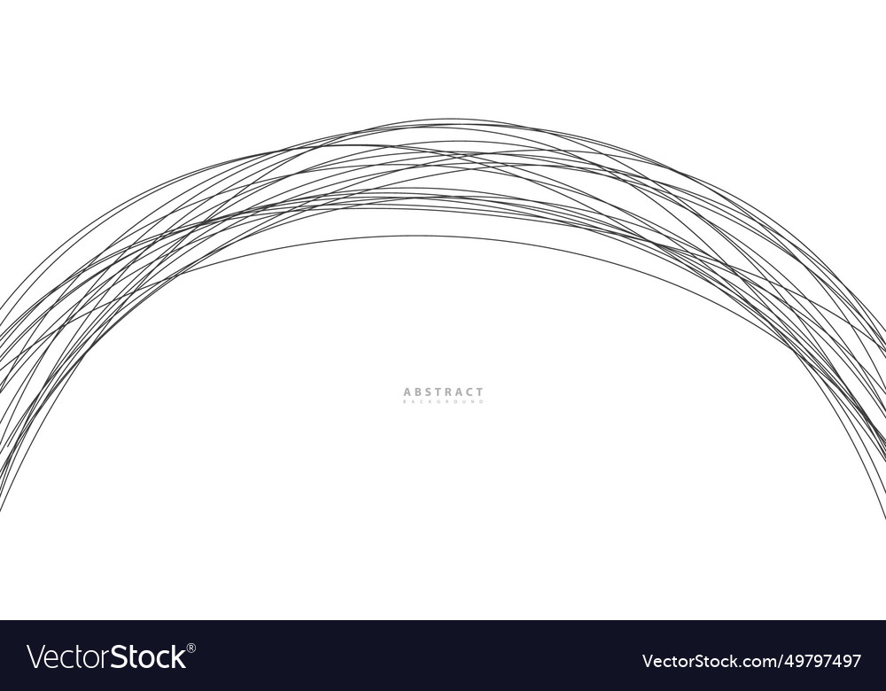 Hand drawn lines abstract pattern wave simple