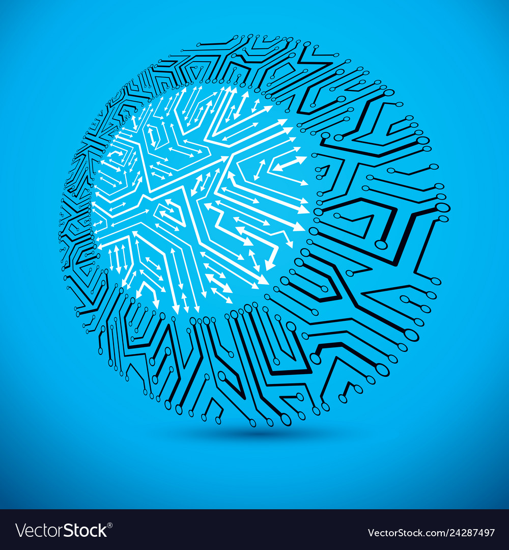 Microchip design cpu information communication Vector Image Microchip design cpu information communication