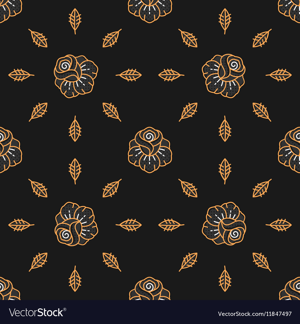Seamless pattern skull