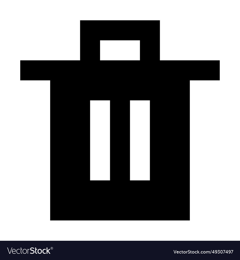 Trash icon suitable for website ui design