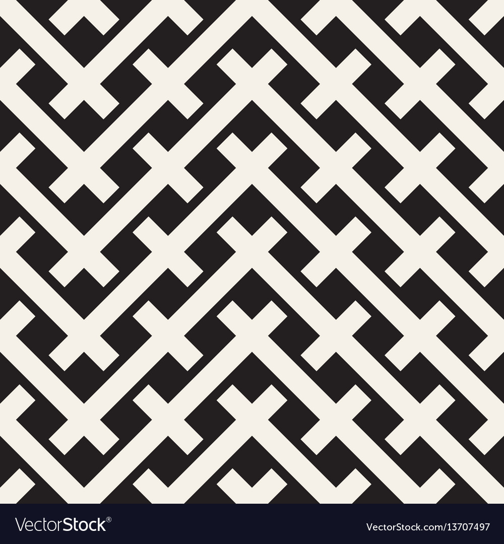 Weave seamless pattern stylish repeating texture vector image Weave seamless pattern stylish repeating texture