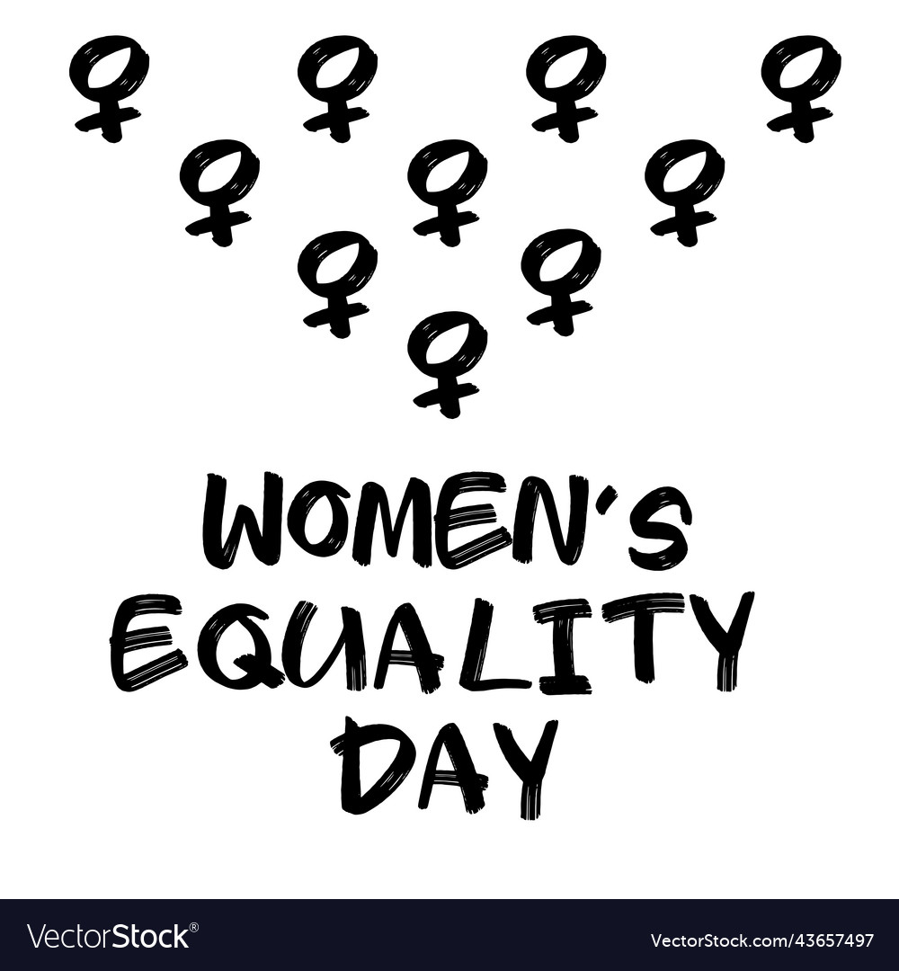 Womens equality day - graffiti lettering