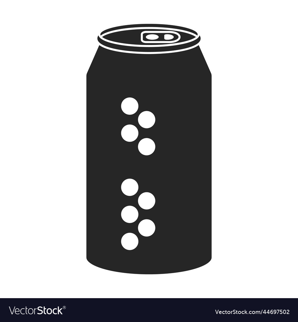 Bottle of soda iconblack logo isolated Royalty Free Vector