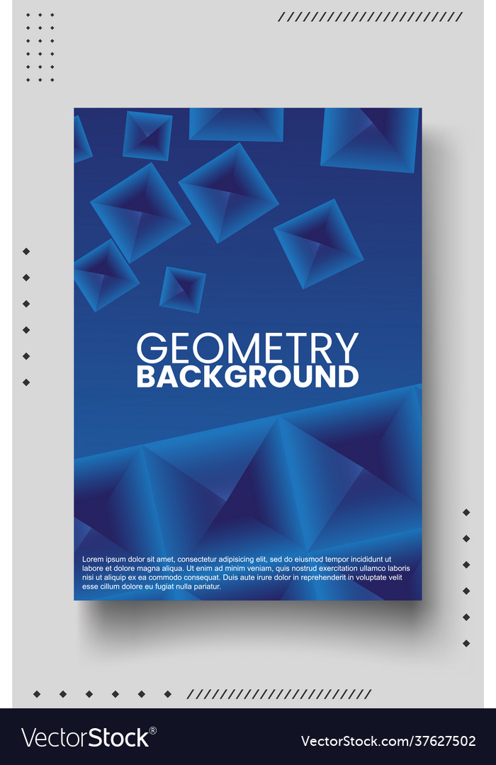 Cover design template with abstract lines modern
