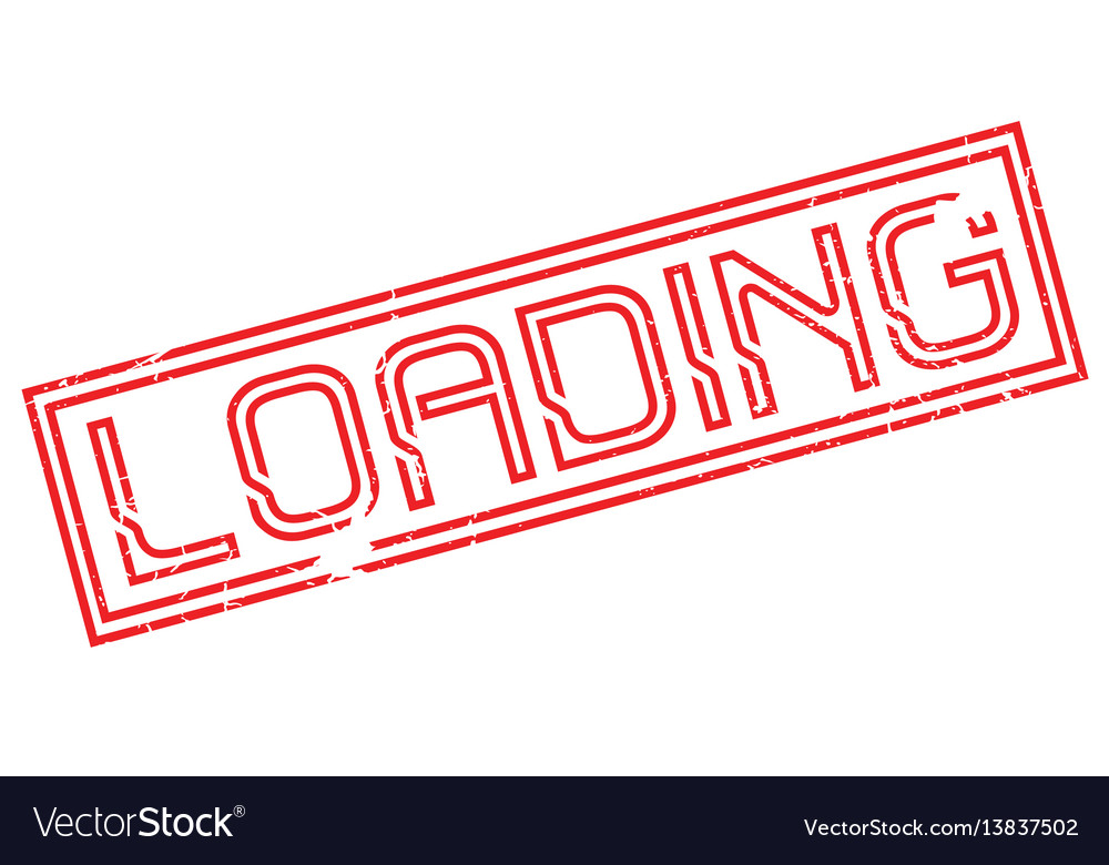 Loading rubber stamp Royalty Free Vector Image