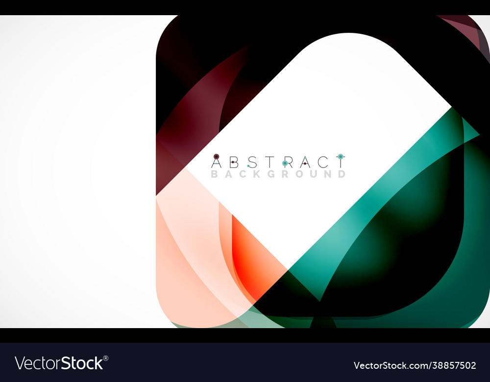 Minimal background abstract square shape vector image Minimal background abstract square shape