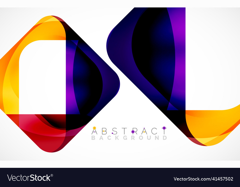 Minimal background abstract square shape vector image Minimal background abstract square shape