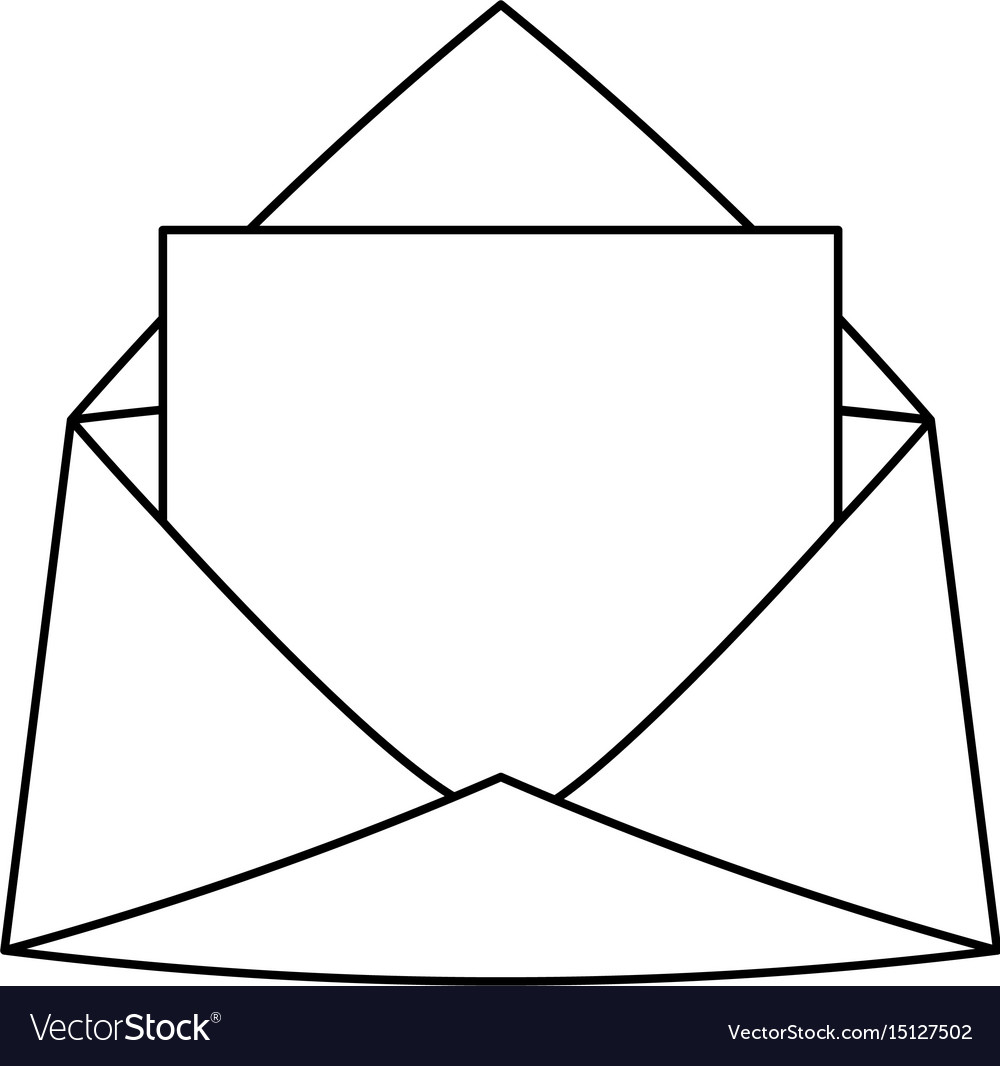 Open message envelope icon image