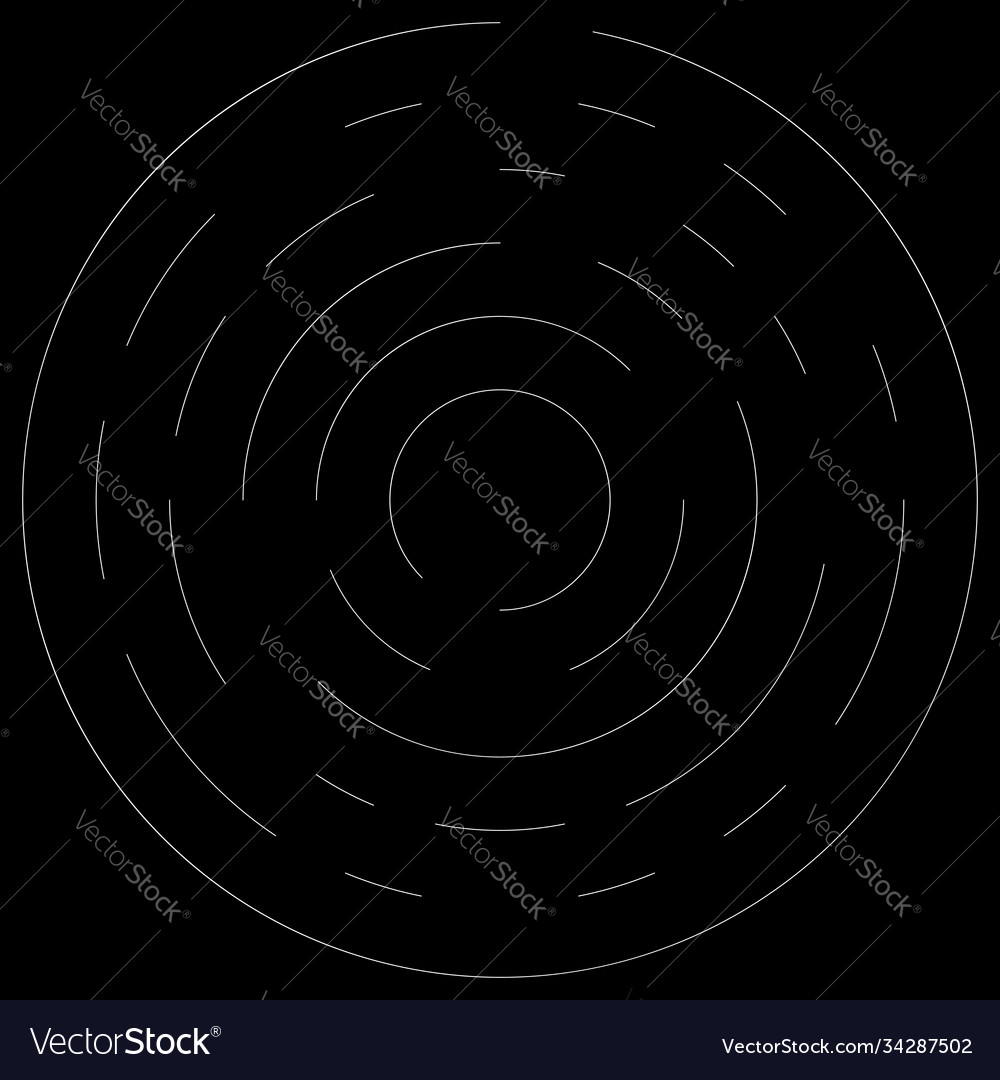 Radial radiating lines abstract burst element