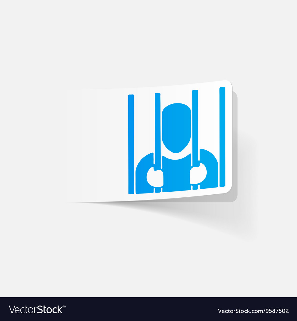 Realistic design element prisoner