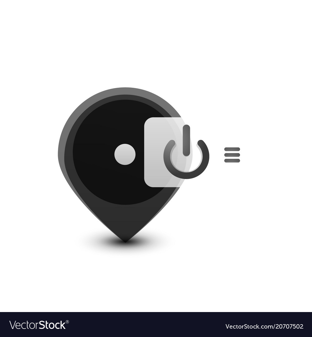 Start power button ui icon design on off symbol vector image Start power button ui icon design on off symbol