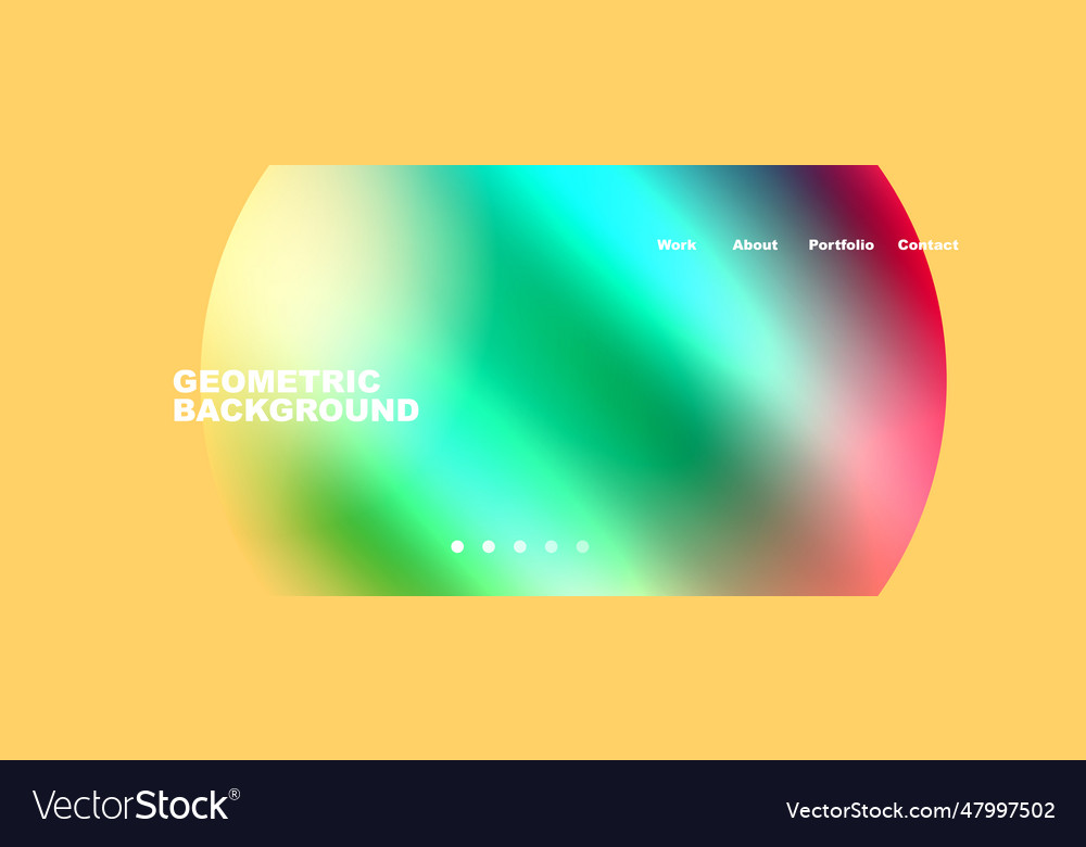 Trendy simple circle gradient abstract background