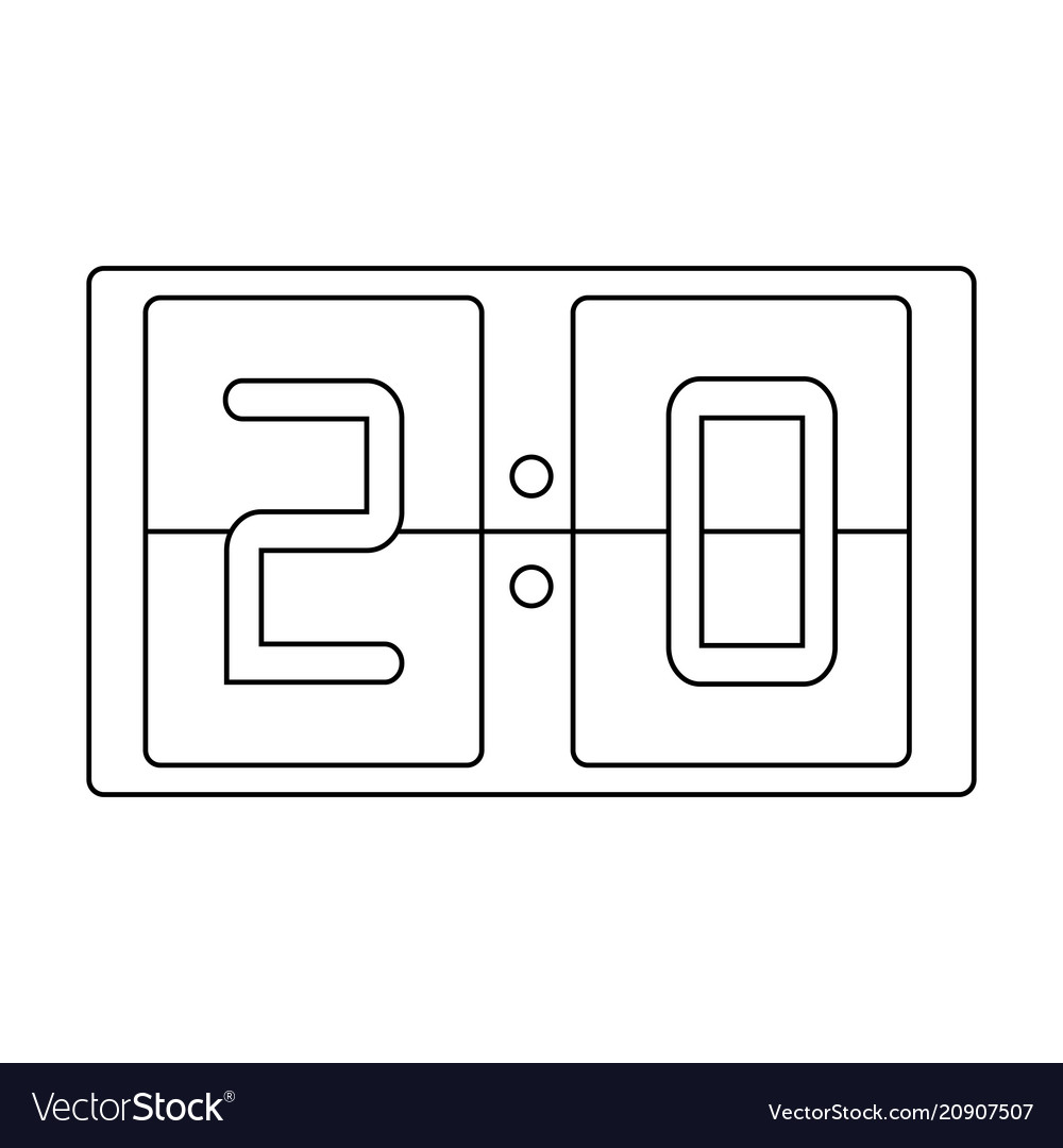 Abstract soccer object vector image Abstract soccer object