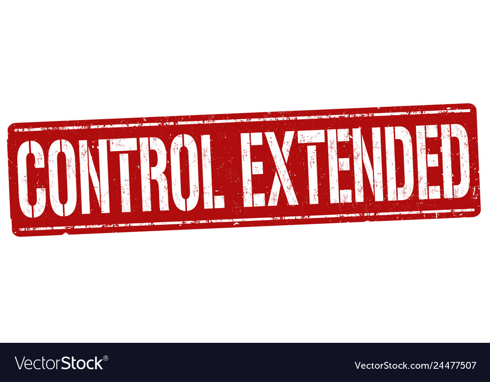 Control extended sign or stamp