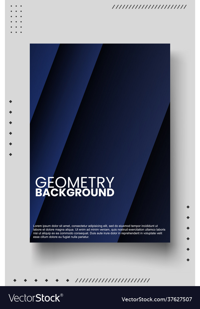 Cover design template with abstract lines modern vector image Cover design template with abstract lines modern