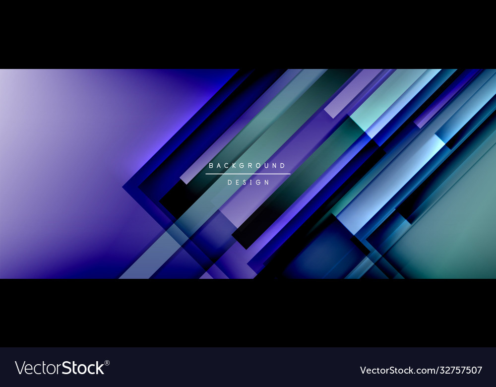 Dynamic lines on fluid color gradient trendy vector image Dynamic lines on fluid color gradient trendy
