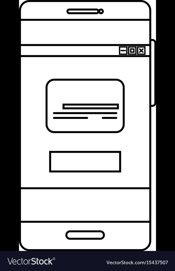 Smartphone device with ecommerce app isolated icon