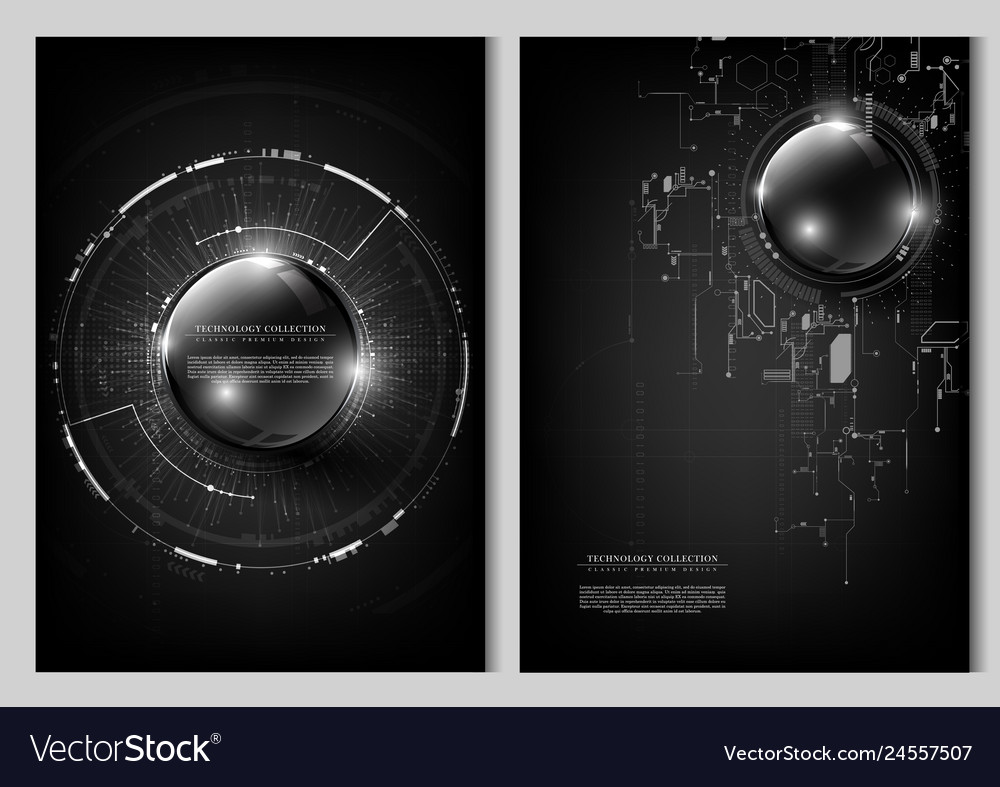 Technology futuristic system cyber space