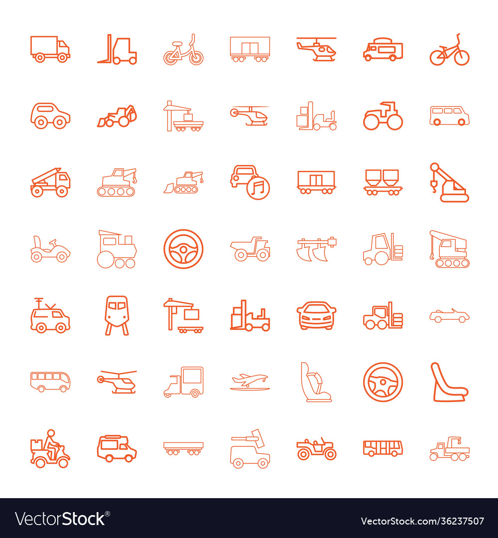 Vehicle icons