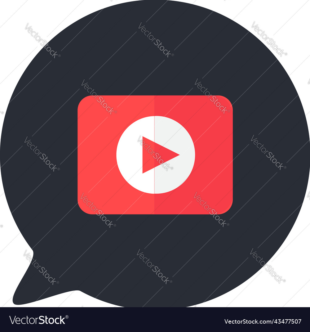 Video file mobile phone app button icon