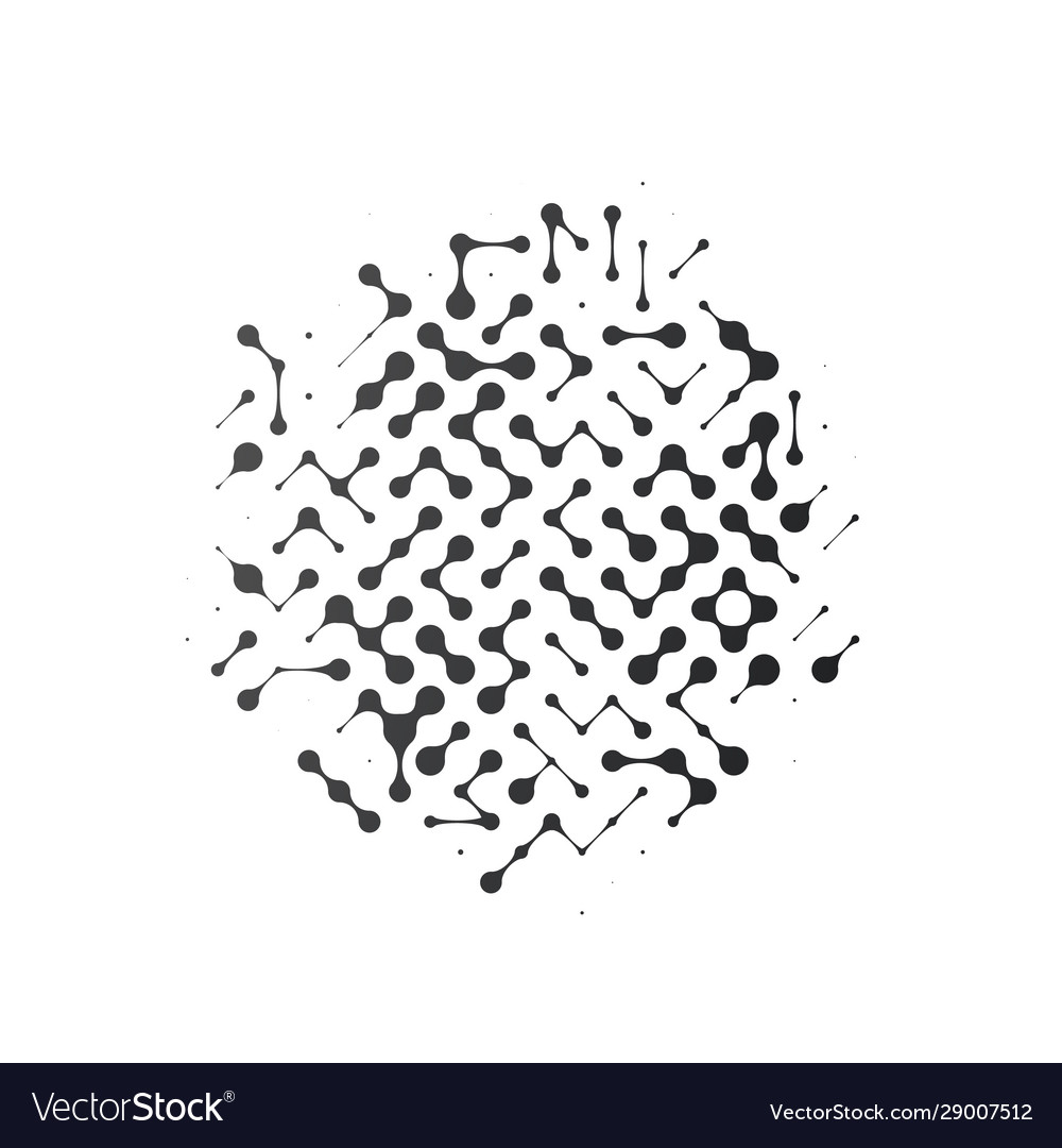 Abstract image molecular structure