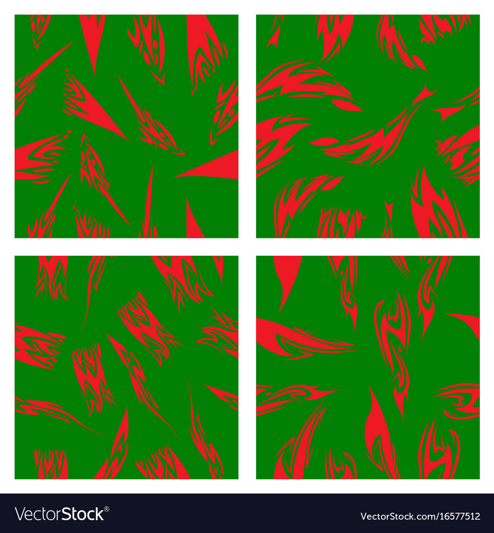 Assembly of patterns in striped style