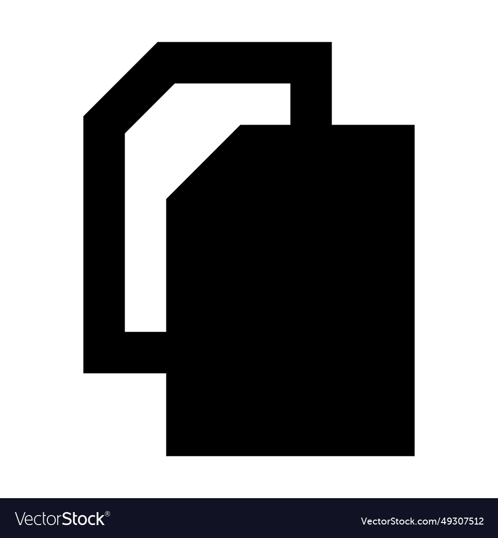 Copy icon suitable for website ui design vector image Copy icon suitable for website ui design