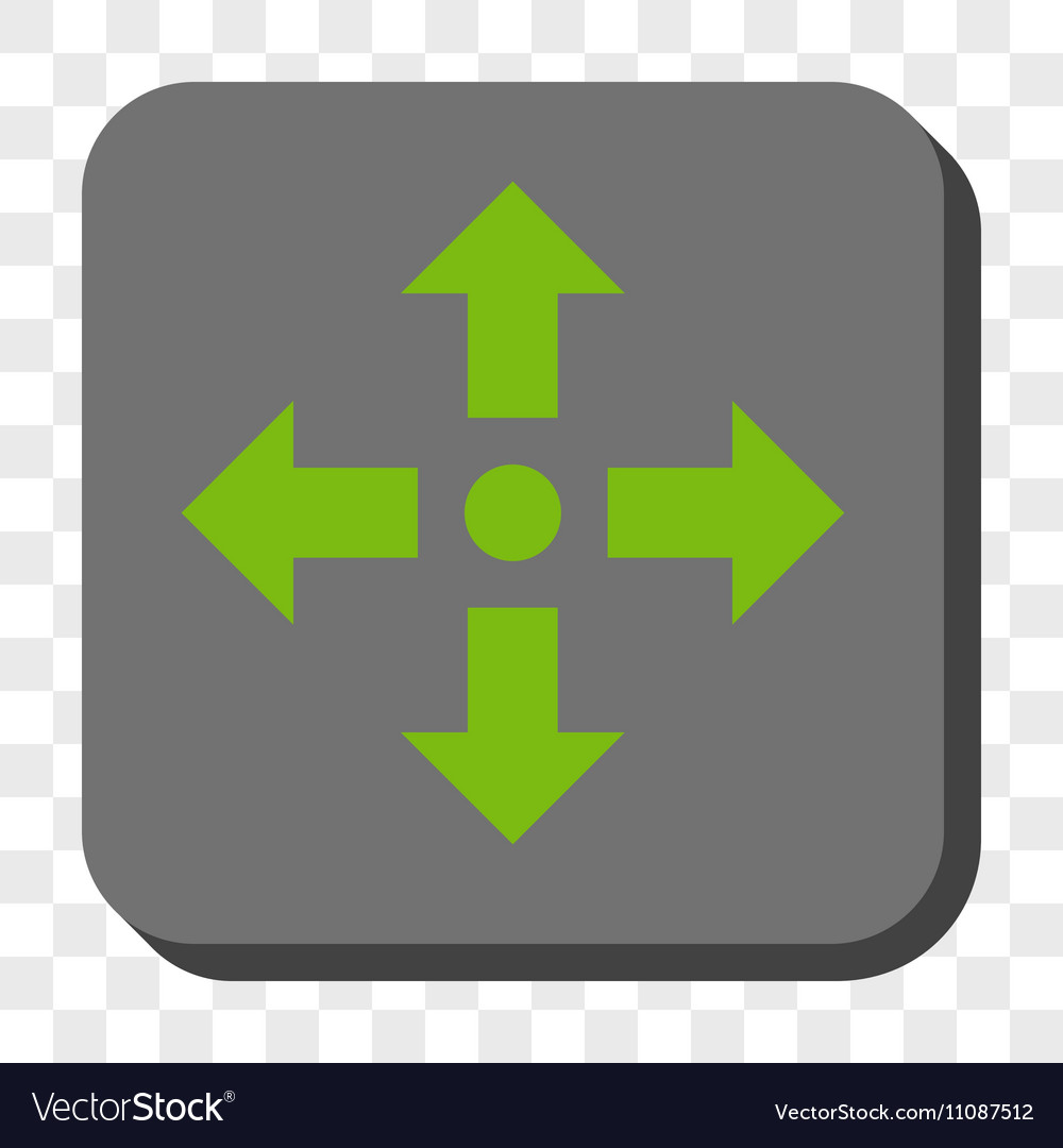 Expand arrows rounded square button