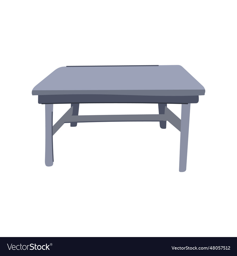 Wooden Table Dining Cartoon Royalty Free Vector Image