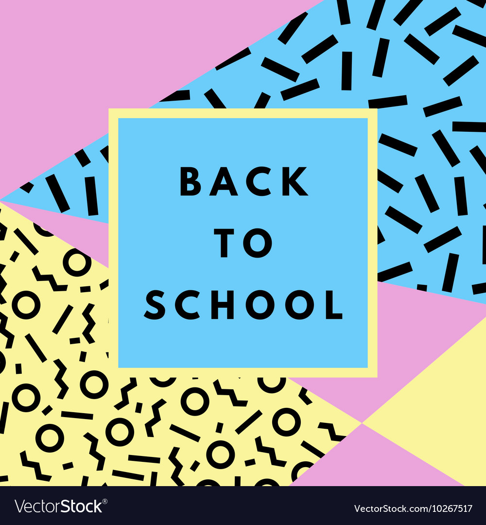 Back to school background